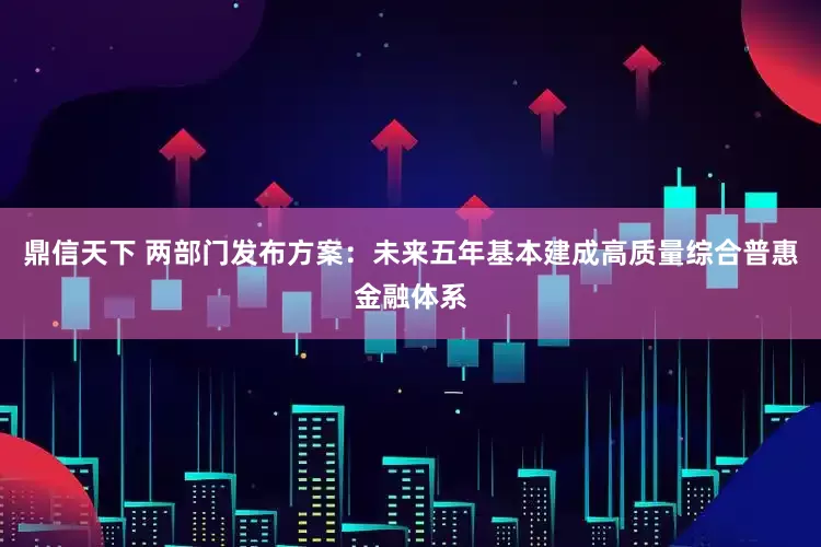 鼎信天下 两部门发布方案：未来五年基本建成高质量综合普惠金融体系