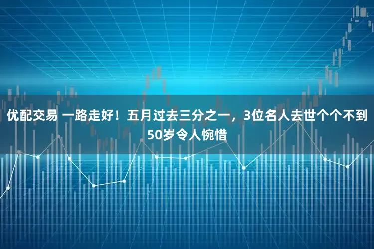 优配交易 一路走好！五月过去三分之一，3位名人去世个个不到50岁令人惋惜